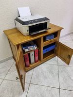 Meuble pour imprimante en chêne naturel