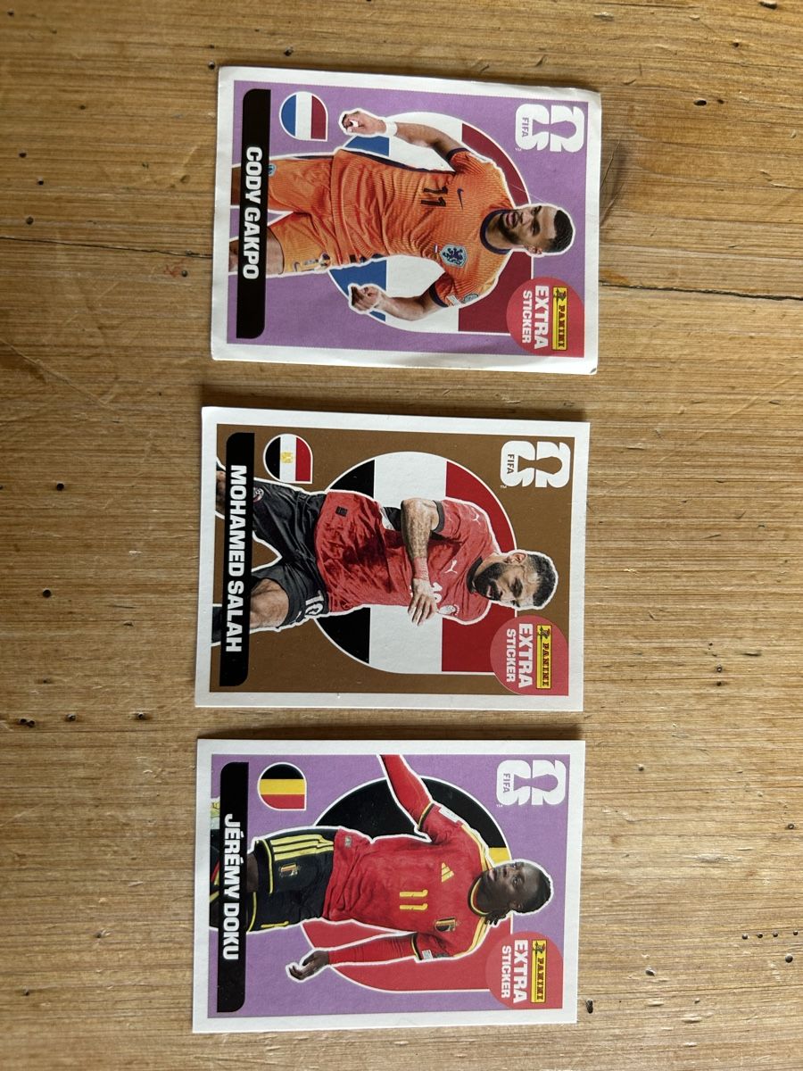 Panini Carte collezionabili: Panini Extrasticker Salah, Doku, Gakpo – Nuovo (secondo la descrizione) da Wädenswil venduto da Coiba79