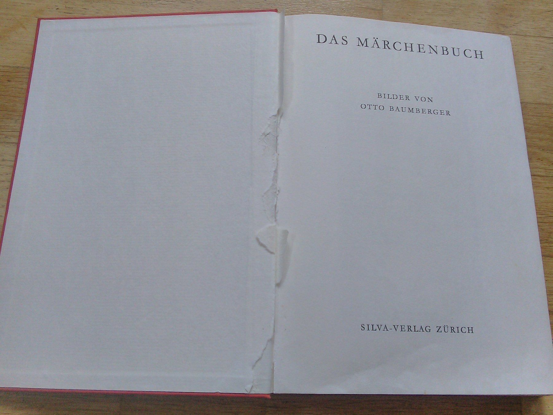Libri: Das Märchenbuch - Otto Baumberger  (1965) – Usato da St. Gallen venduto da elk2020 1