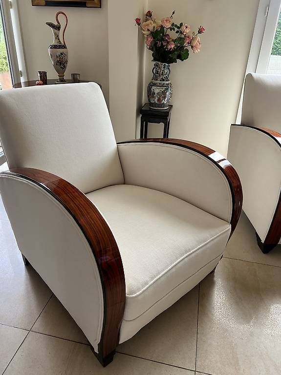 Sessel: Fauteuils art deco palissandre de rio – Gebraucht aus Mollens VD von espritartdeco
