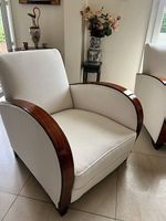 Fauteuils art deco palissandre de rio