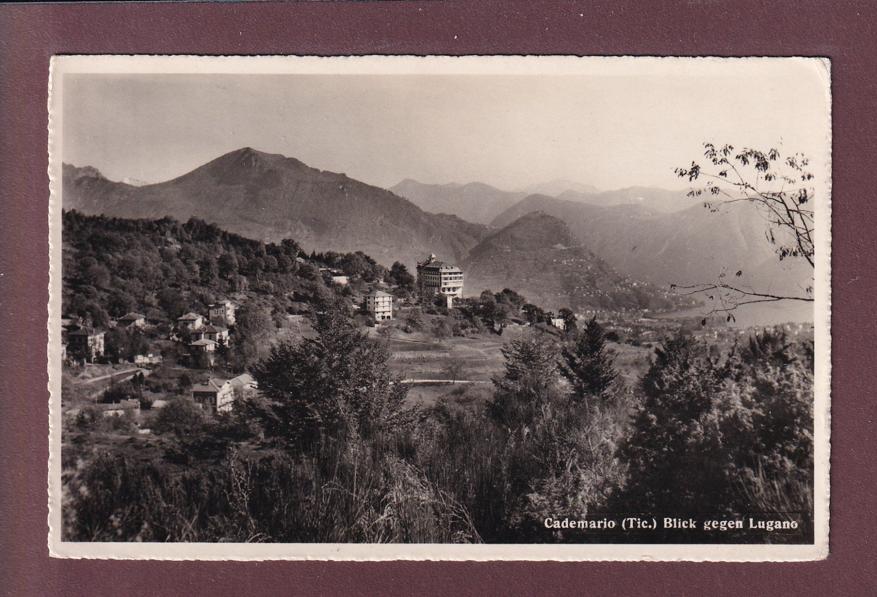 Cartes postales: CADEMARIO - 1948 – D'occasion à Pully par nicecards