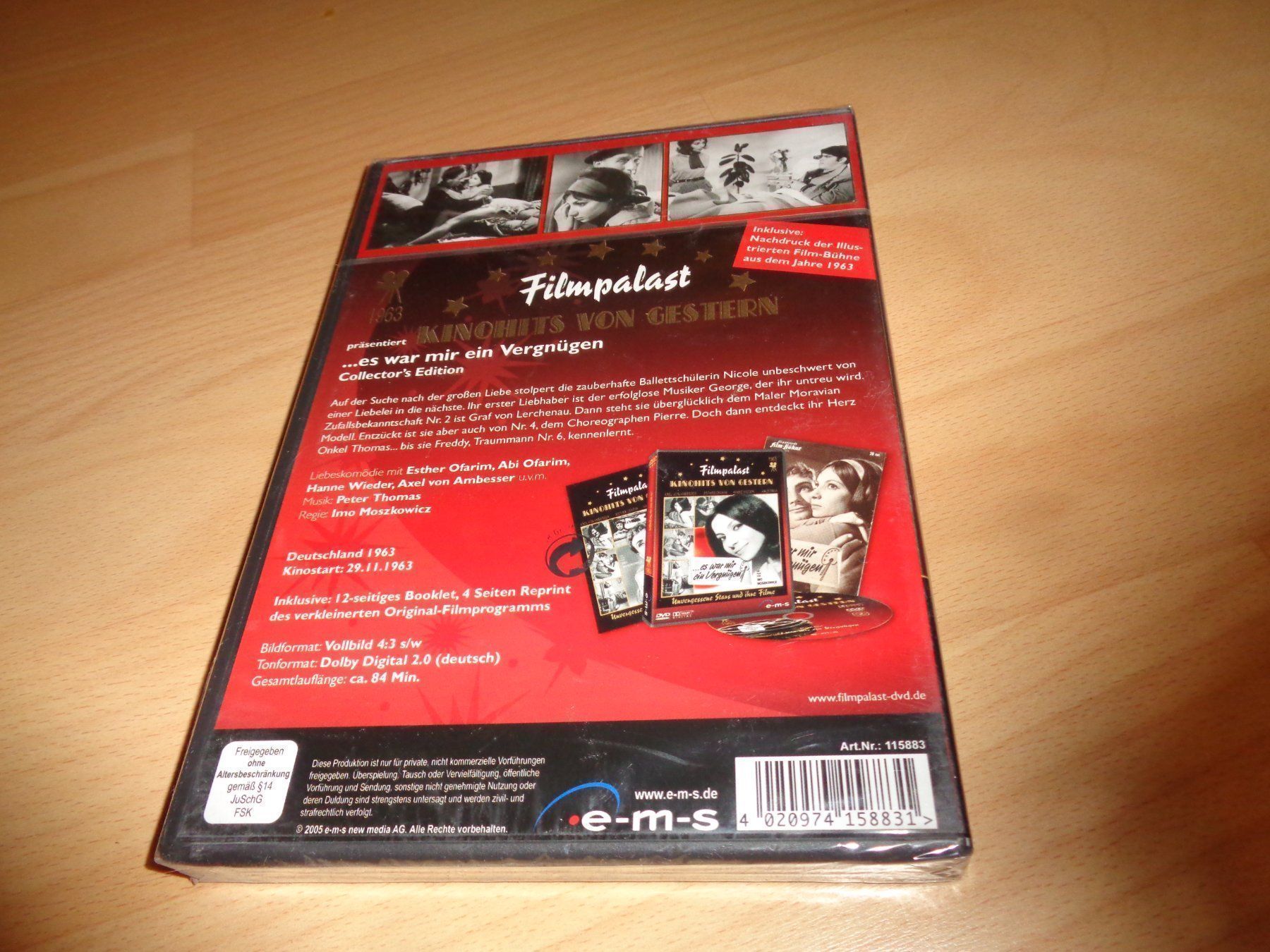 Tutti i DVDs: Es war mir ein Vergnügen DVD NEUWARE – Nuovo e nell'imballaggio originale da Olten venduto da Disc-Verkauf 1