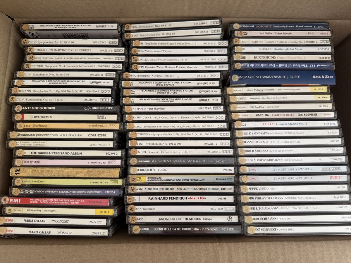 CD: Grosse CD Sammlung: Klassik, Jazz & Weiteres - Über 200 CDs – Usato da Zürich venduto da pilatus777