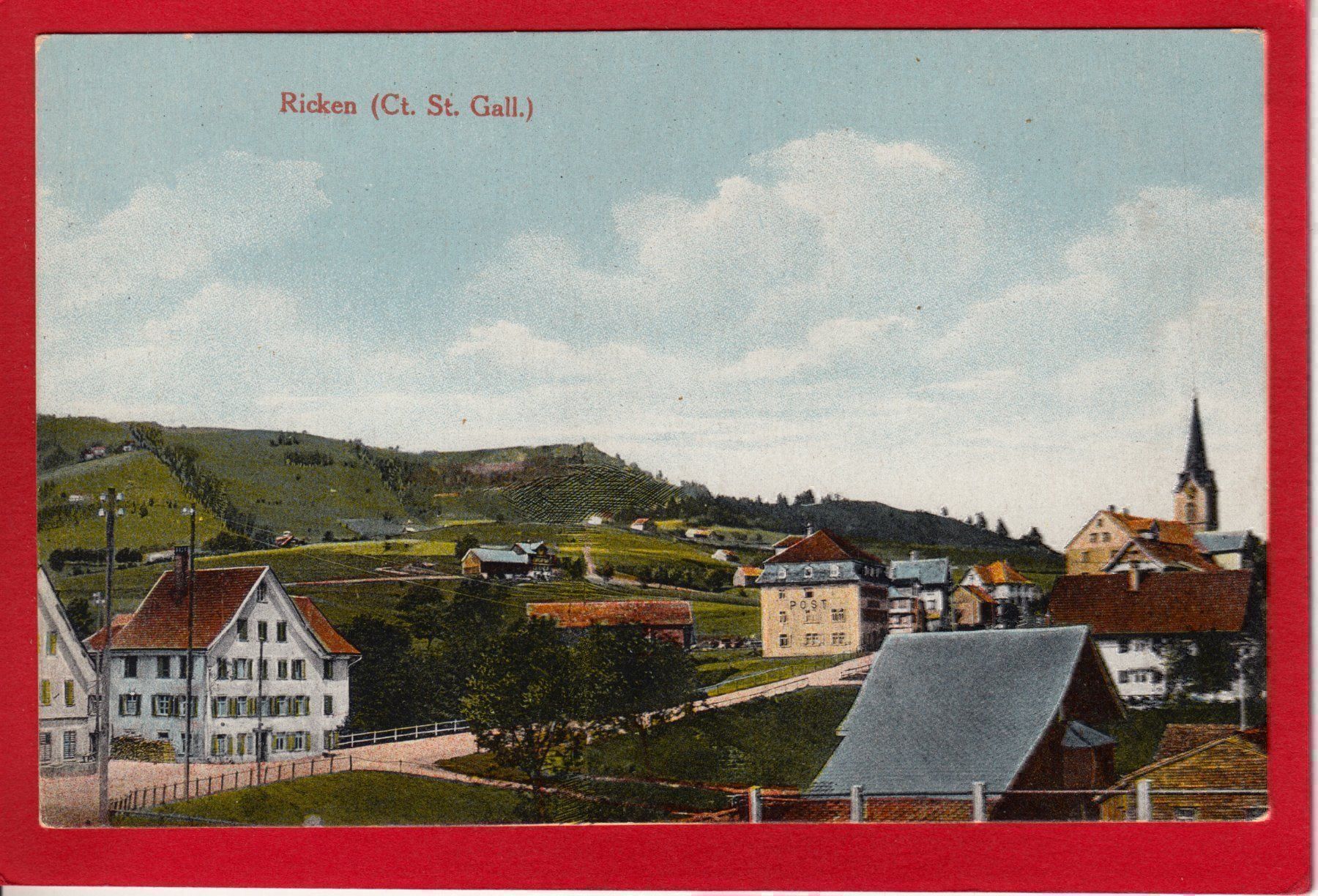 Cartoline postali: AK RICKEN – Usato da Grüningen venduto da Kartensammler