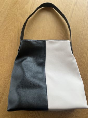 ⚫ Tasche, schwarz-weiss, Viviance, NEU