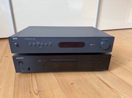 CD PLAYER ONKYO & TUNER NAD