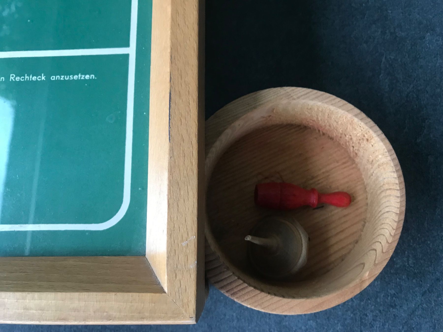 Giochi: Antikes Tischkreiselkegelspiel – Usato da winterthur venduto da Grami1 3