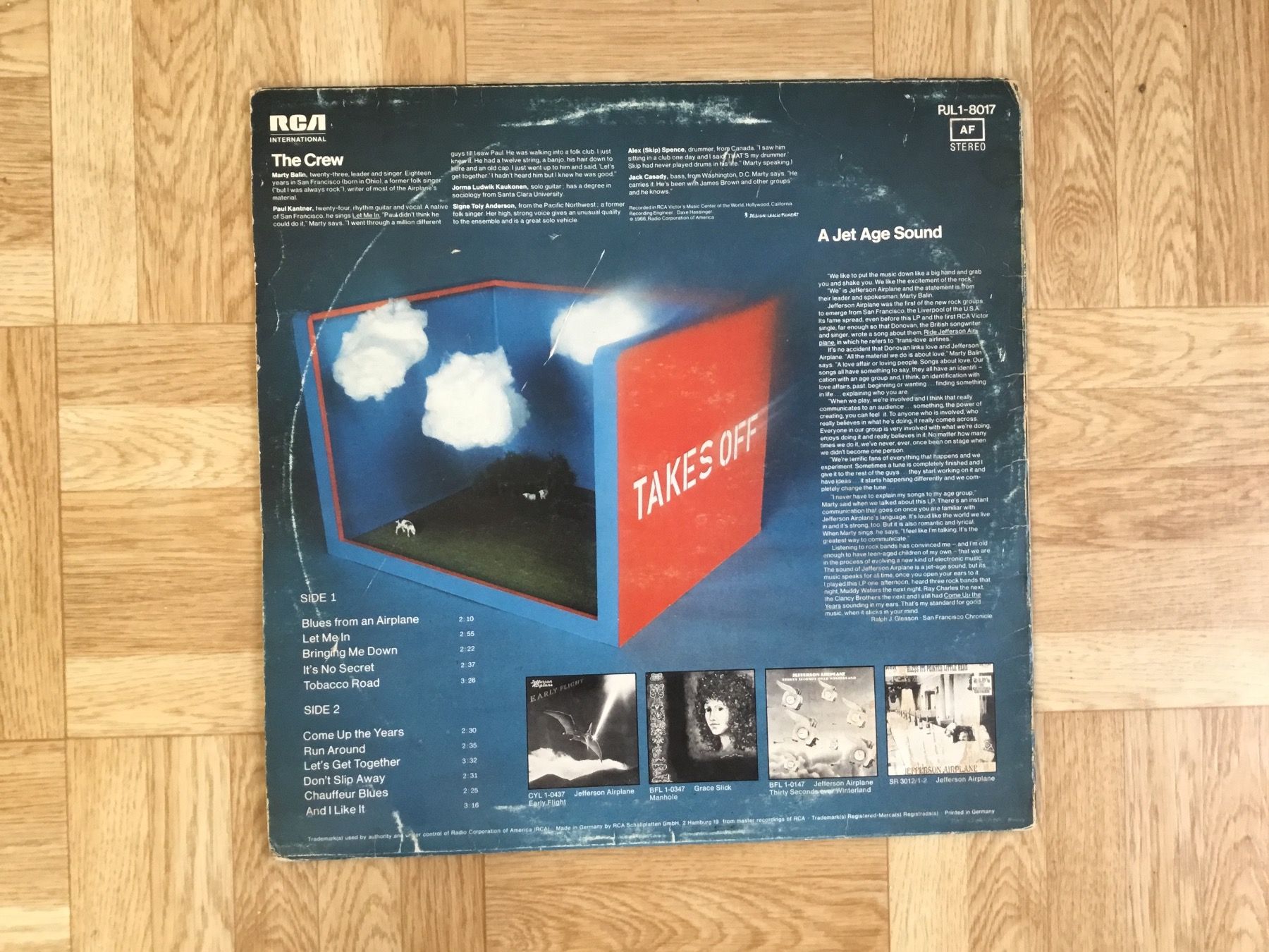 Dischi in vinile: Jefferson Airplane / Takes off – Usato da Kreuzlingen venduto da Schuggerman 1