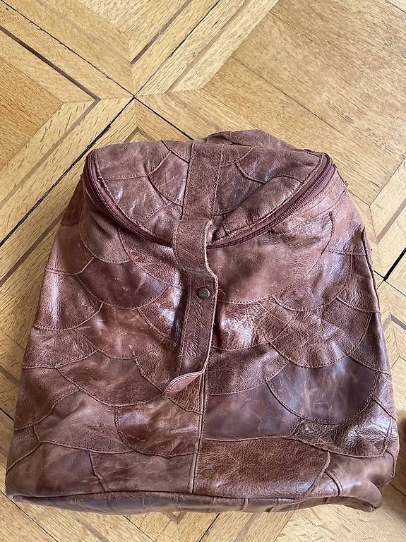 Rucksäcke: Lederrucksack, braun – Gebraucht aus Kriens von Makiba11 1