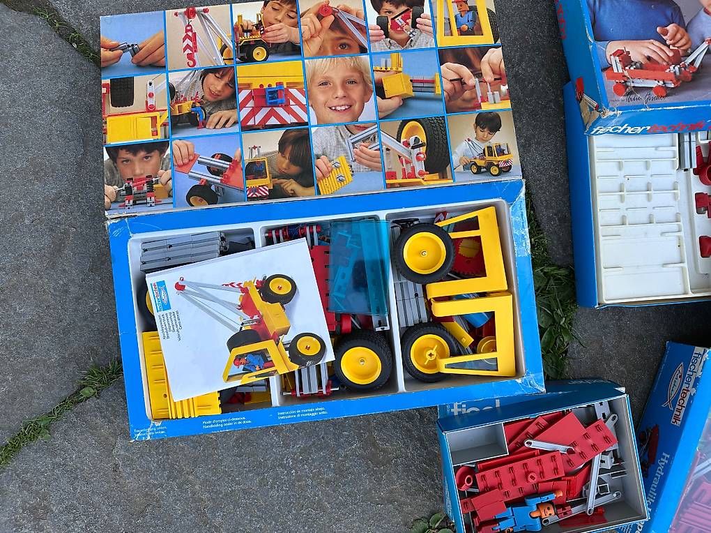 Fischer Kit di costruzioni: Fischer Technik 70/80er Jahre – Usato da zürich venduto da majasimone 3