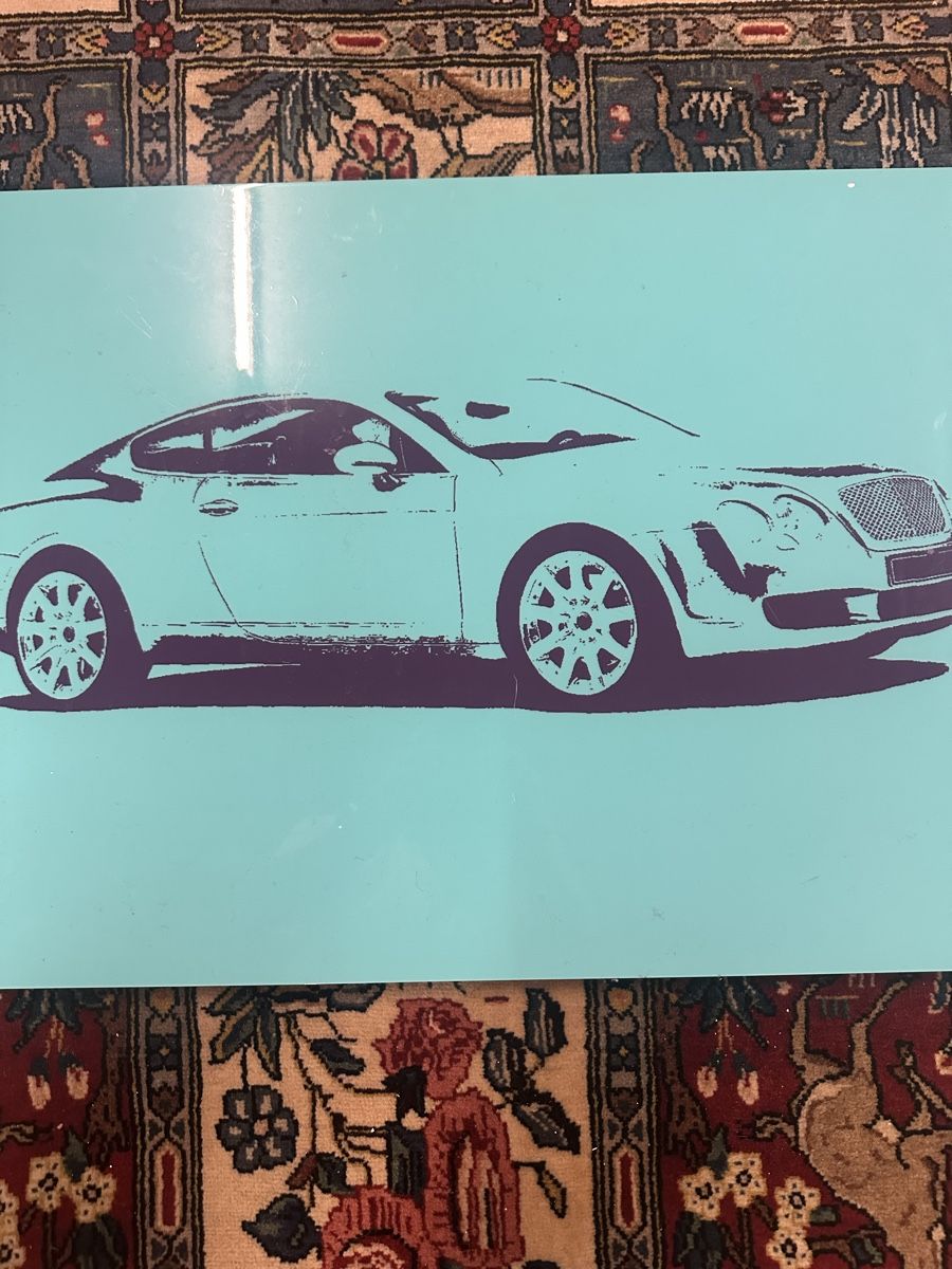 Dipinti: Triptyque Bentley continental GT par VINC – Usato da Bellevue venduto da bordeaux075cl 2