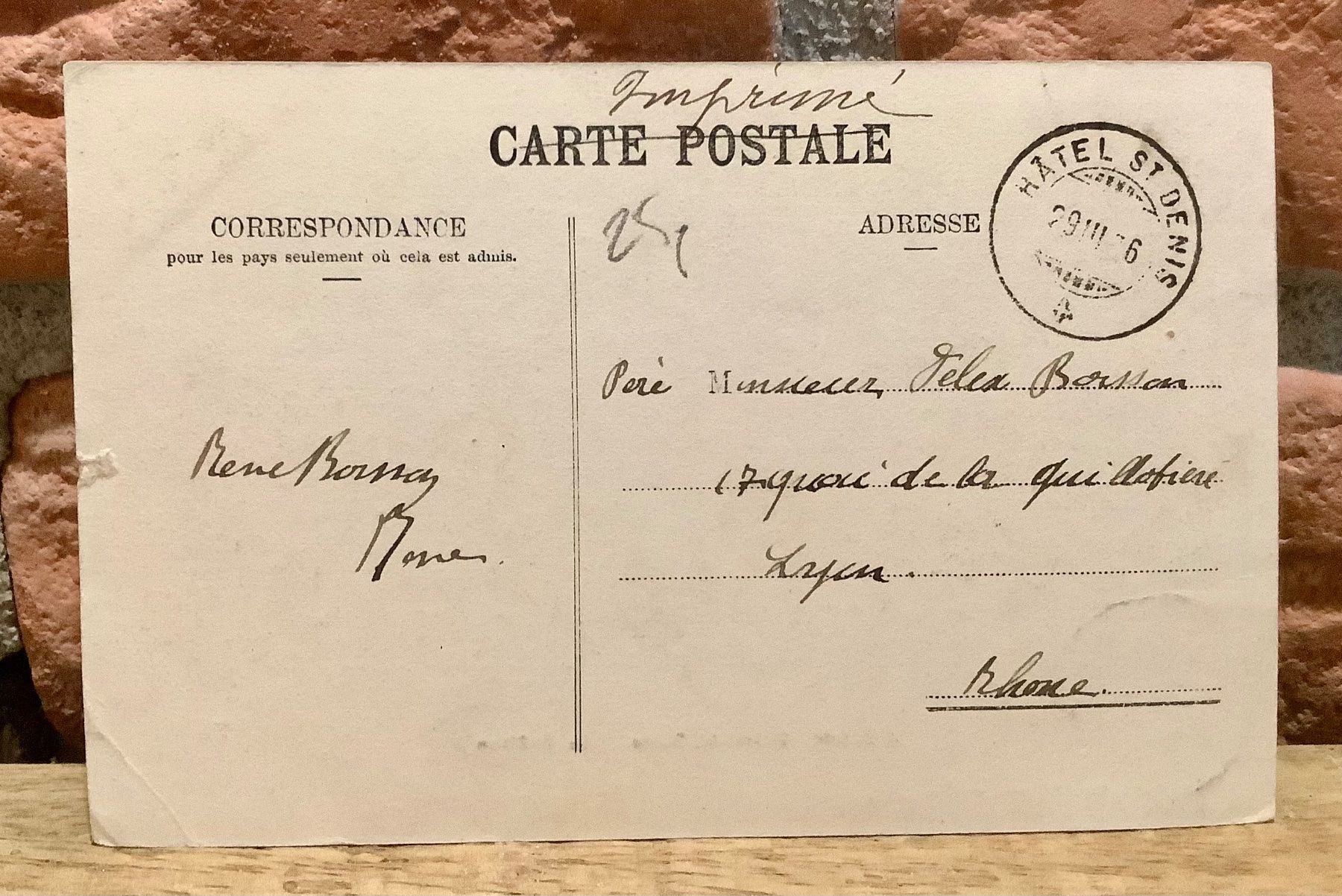 Cartoline postali: CHÂTEL-ST-DENIS - Le Château - Werbung – Usato da Root venduto da ENGLAND-TREASURES 2