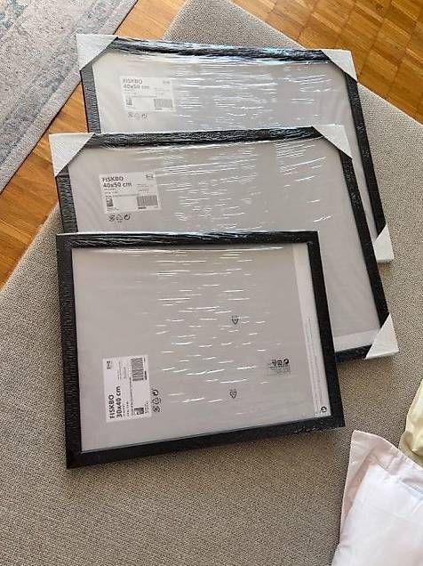 Cadres de tableaux: Bilderrahmen Ikea schwarz – Neuf avec emballage d'origine à Zürich par Mare021 1