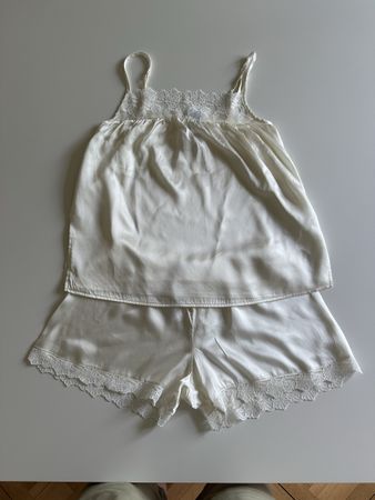 Intimissimi Seiden-Pyjama Set Gr. S – Neu – Elfenbein