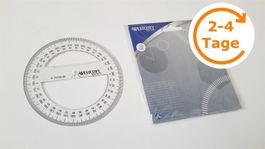 Schablone Winkelmesser 360 Grad, 100 mm