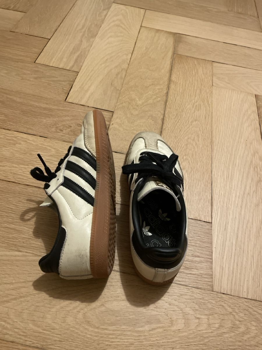 Adidas Damenschuhe: Adidas Samba beige schwarz – Gebraucht aus Zürich von salomecavegn 1