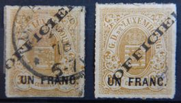 Luxemburg Kat. 9 I */gest. 1875 sign. Kat. 432 Euro
