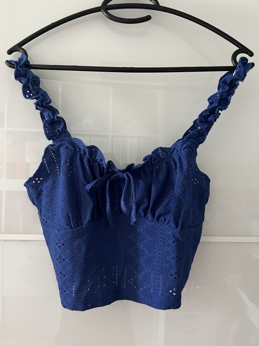 Top: Top blau Grösse S – Nuovo (secondo la descrizione) da Hochdorf venduto da lor_dk57