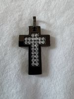 Xenox Kreuz Anhänger Edelstahl Zirkonia neuwertig