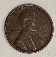 UNITED STATES OF AMERICA CENT 1949 LINCOLN WHEAT