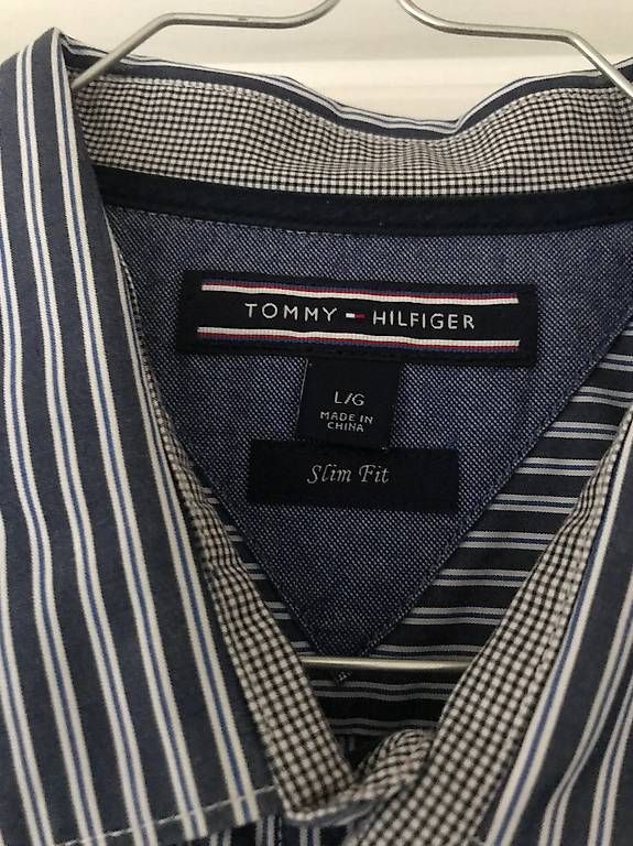 Hemden: Tommy Hilfiger Herren Hemd M/L blau – Gebraucht aus Basel von Princeton-seller 1