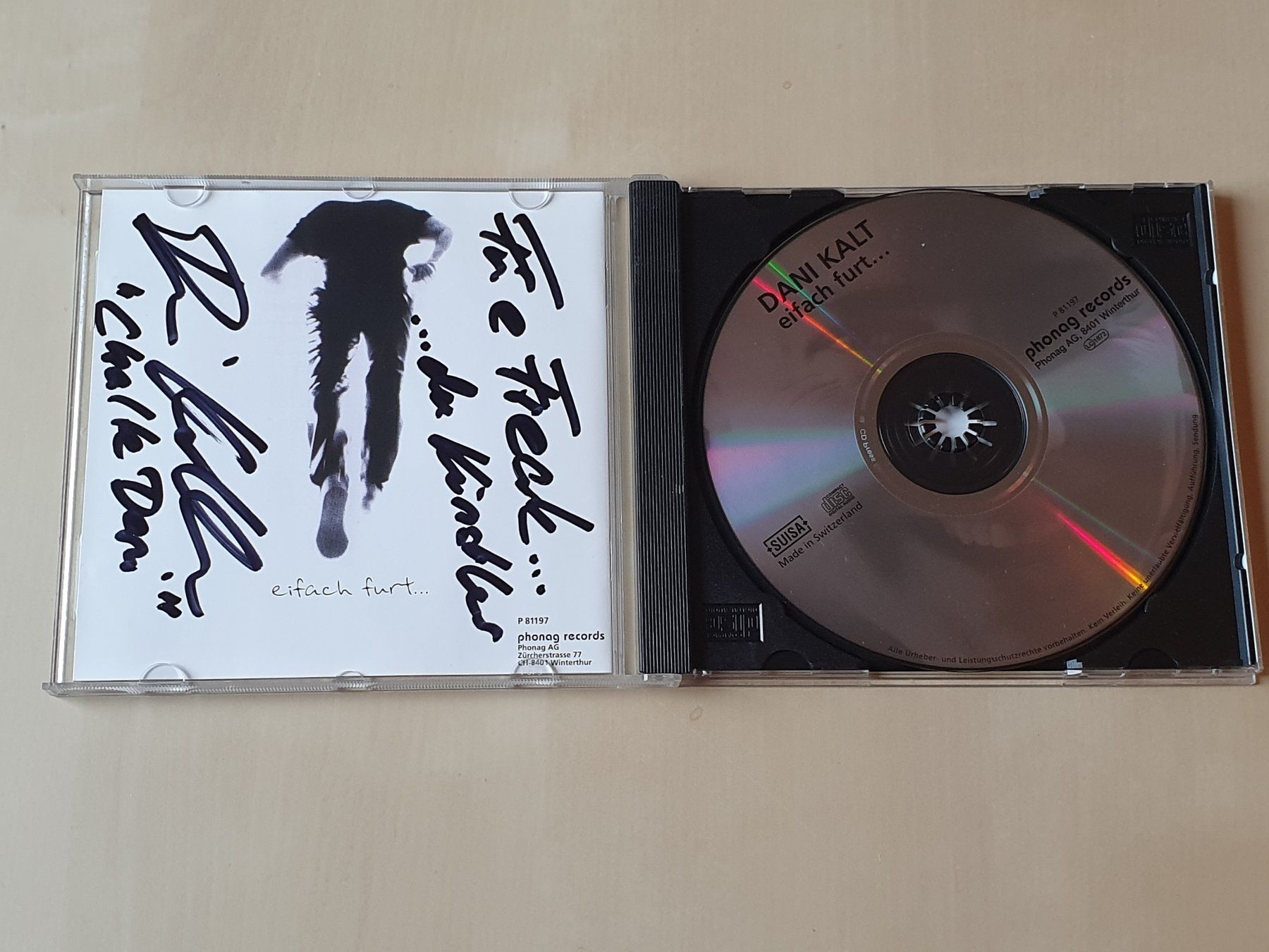 CD: Dani Kalt eifach furt... signiert – Usato da Stansstad venduto da collectorsshop 2