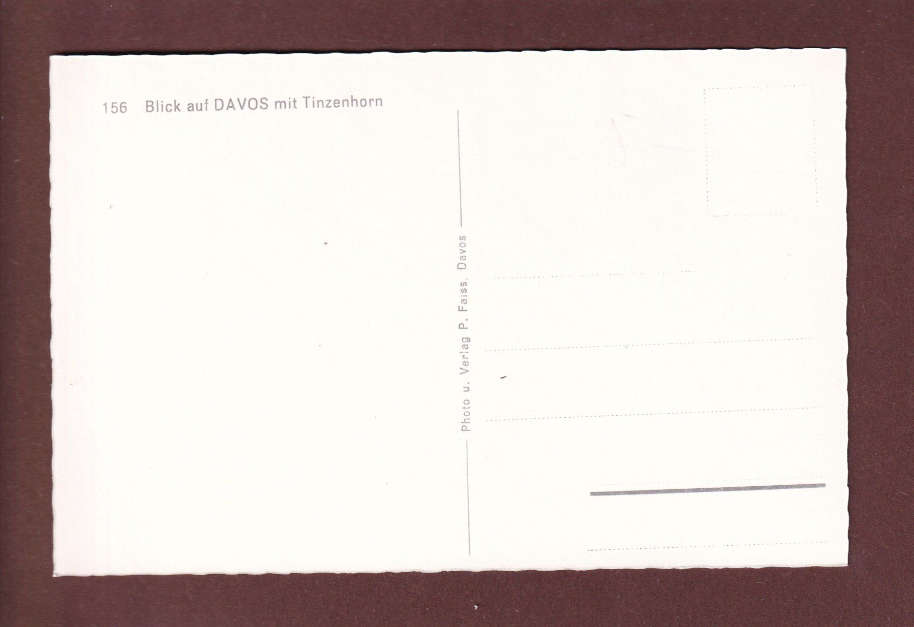 Cartoline postali: DAVOS - Teilansicht – Usato da Pully venduto da nicecards 1