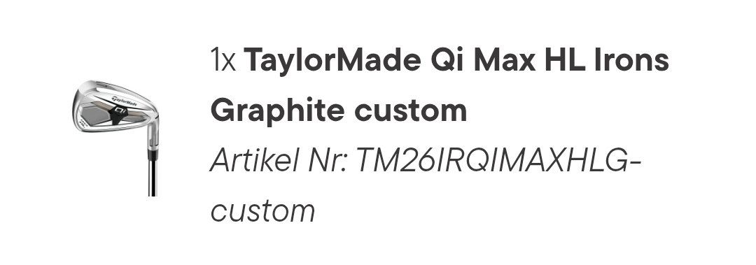 Taylor Made Clubs & Sets: Gap Wedge - TaylorMade Qi Max HL Graphite – D'occasion à Brugg AG par Crazyer1
