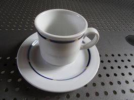 KAFFE TASSE MIT UNTER--TELLER  ROSENTHAL GROUP GERMANY