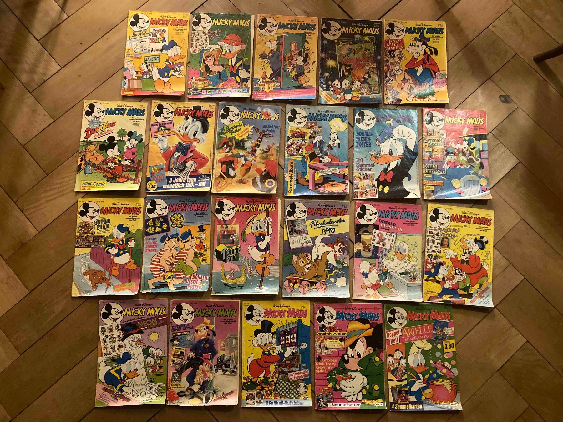 Comics: Micky Maus Hefte, 22 Stk. 1987-1990 – Gebraucht aus Luzern von Needful_Things 2