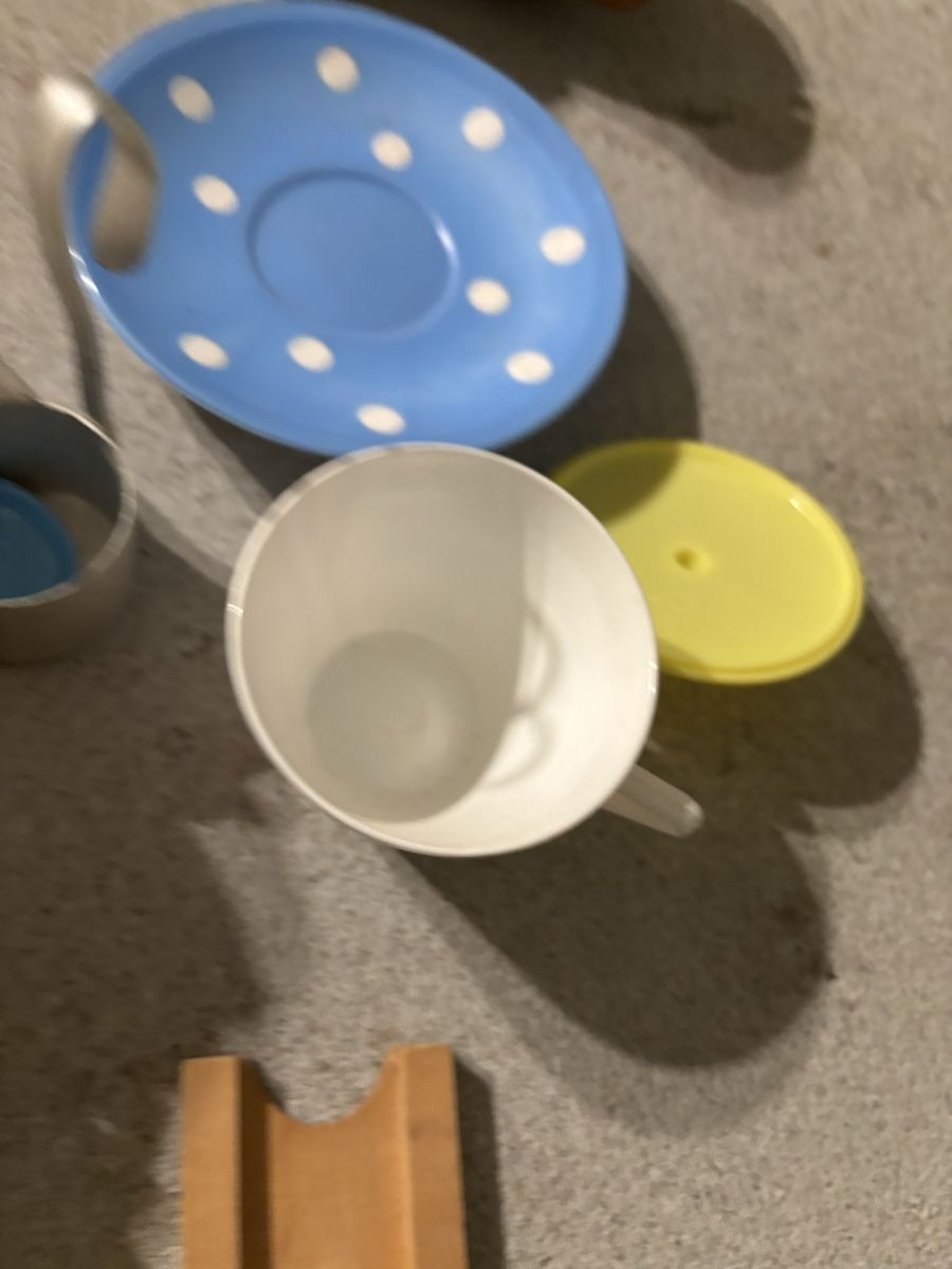 Giocattoli: Vintage Children's Tea Set - Colorful Fun! – Usato da Biel-Benken BL venduto da ste_86wx 3