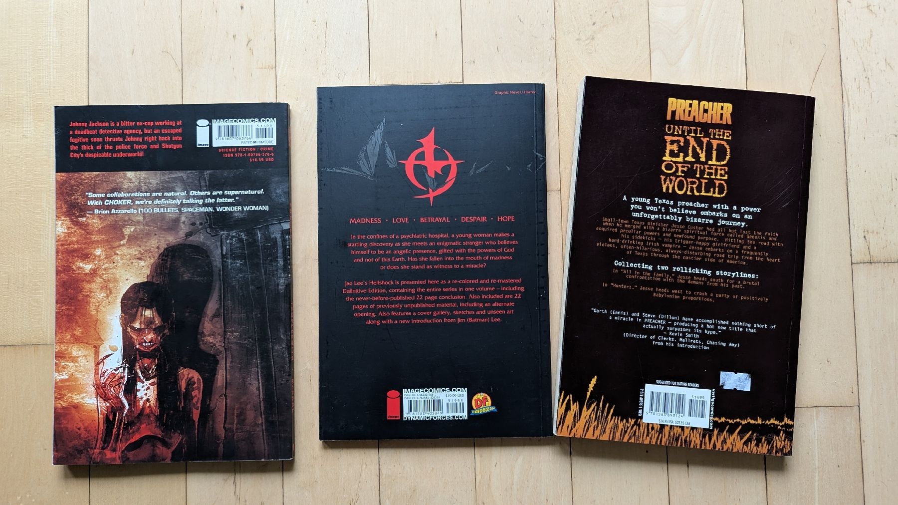 Comics: 3 Comics: Choker, Hellshock, Preacher in English – Gebraucht aus Urdorf von Lenny001 1