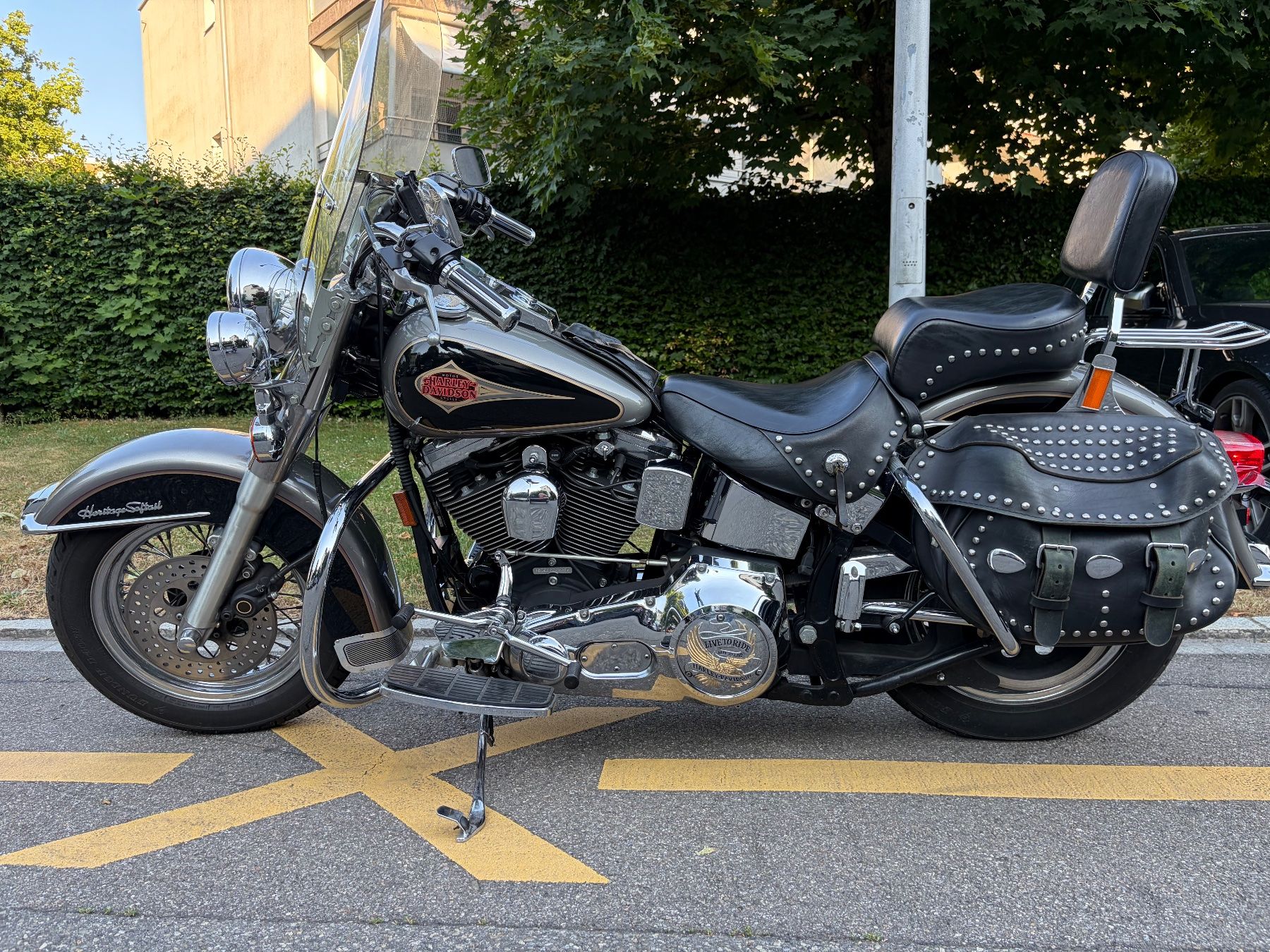 Harley-Davidson Chopper: Harley Davidson Heritage Nostalgia Limited Evolution – Usato da Rütihof venduto da elcheffe81 6
