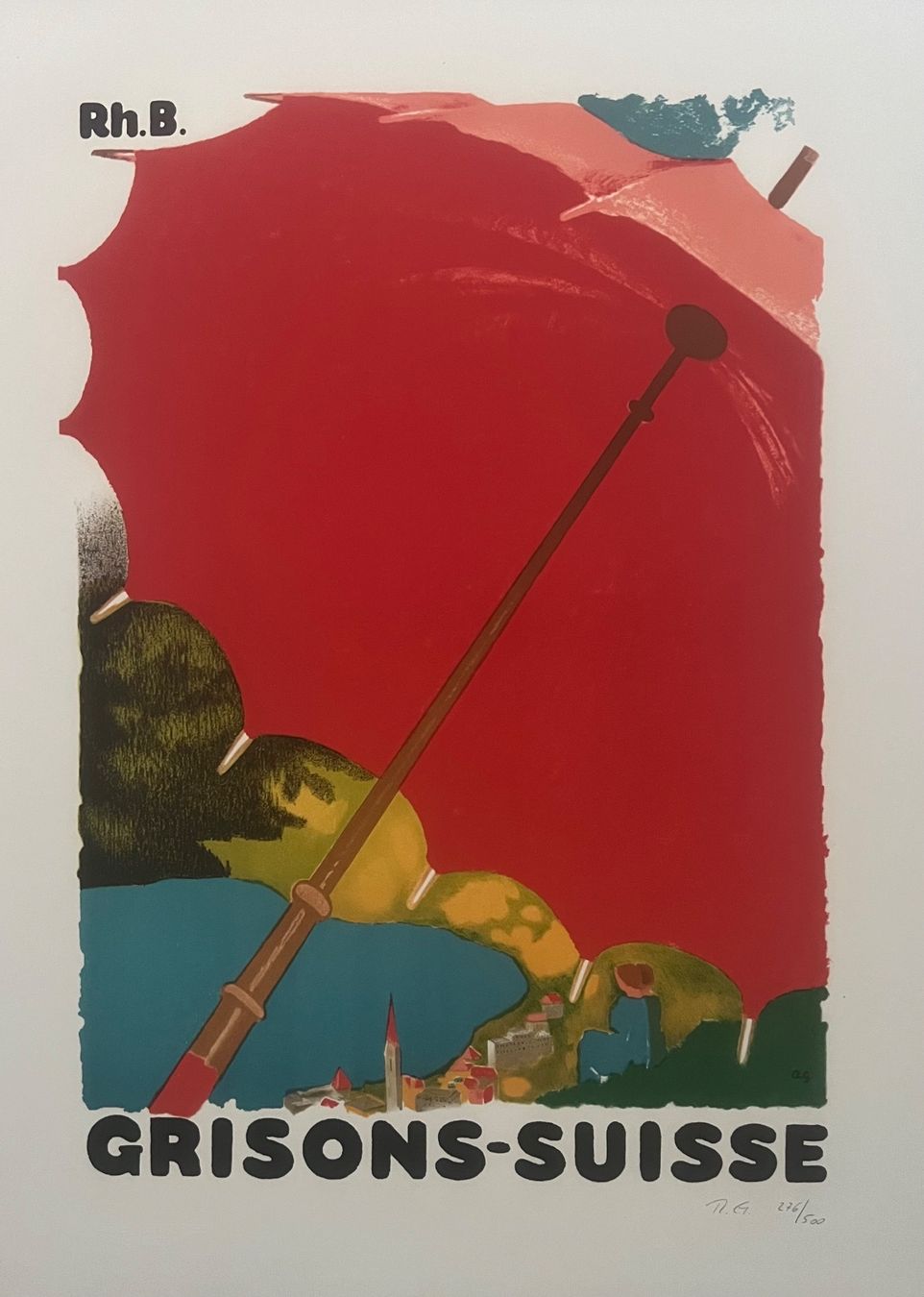 Grafica & Litografie: Augusto Giacometti, Handlithografie, nummeriert – Usato da Rain venduto da Pic-Ass 1