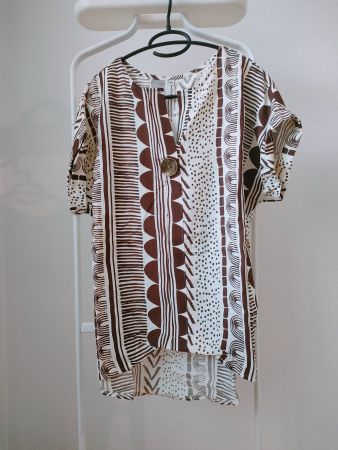 Damen-Set im wunderschönen Stil braun und weiss