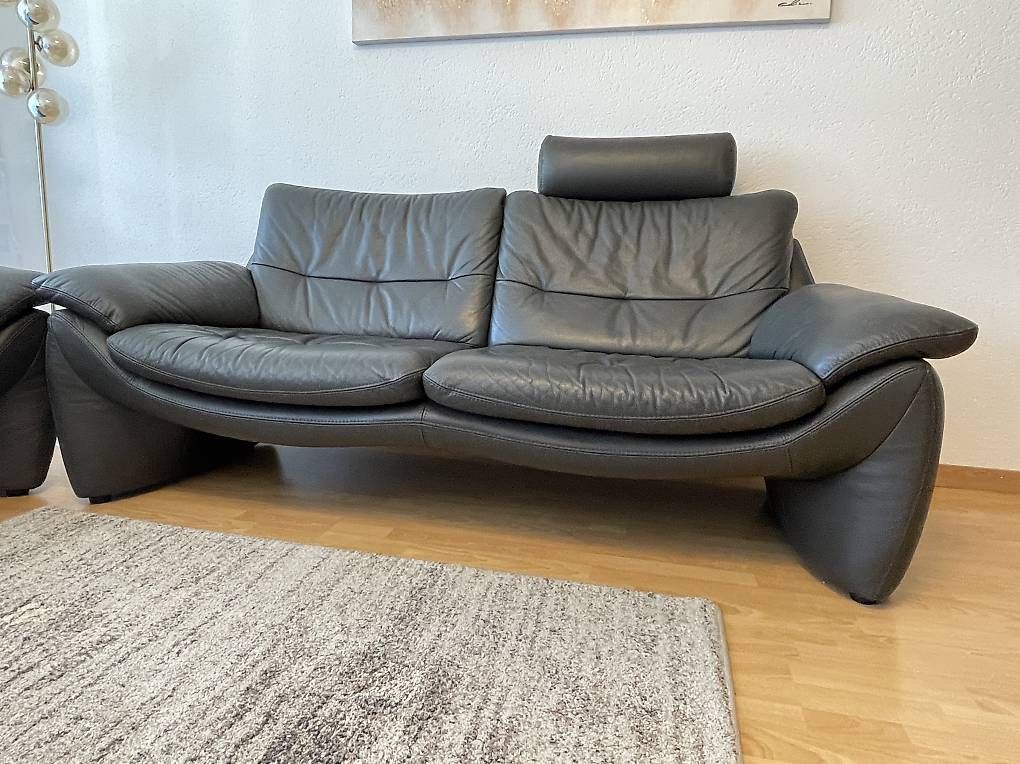Sofas: Polstergruppe Dunkelgrau – D'occasion à Steinhausen par ceze6 2