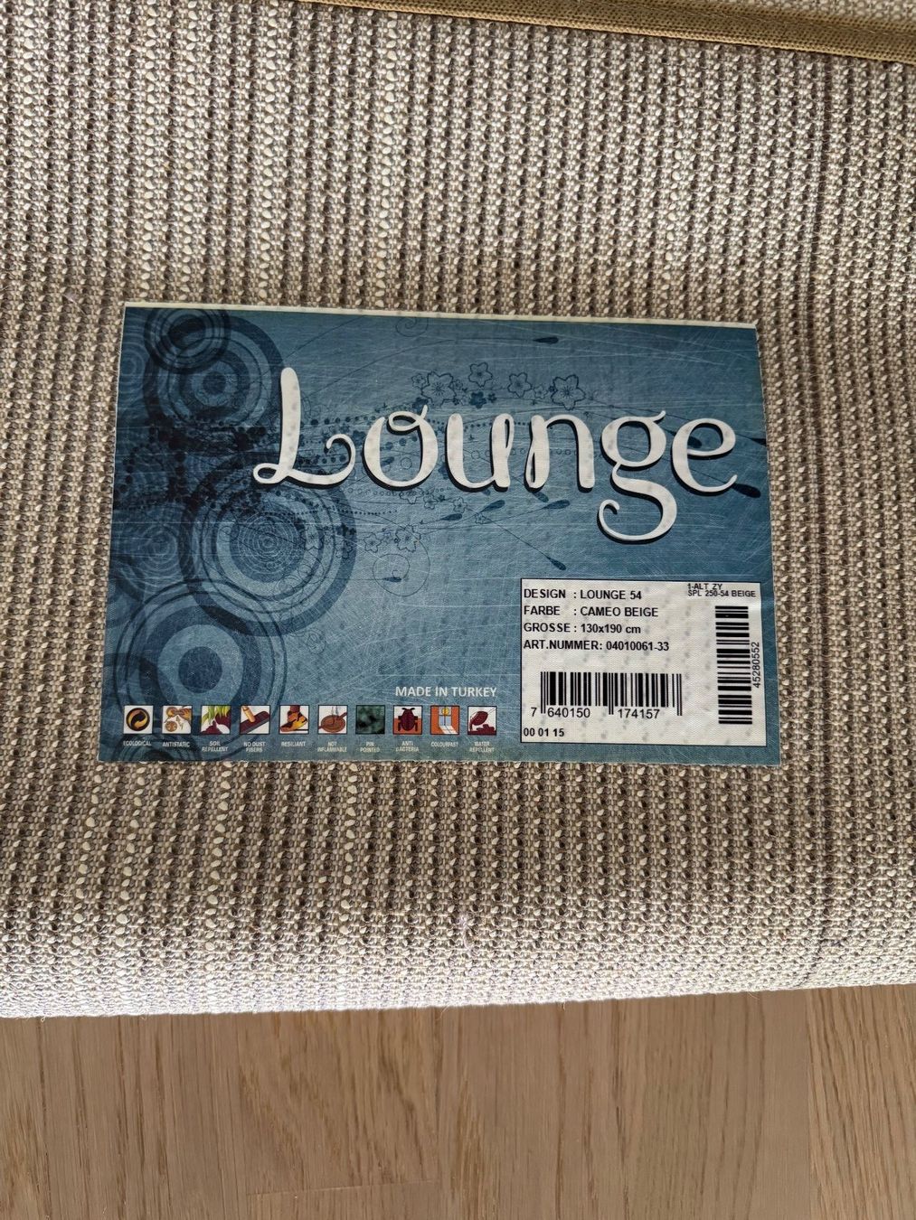 Tapis: Teppich Lounge 130x190 beige – D'occasion à Winterthur par Alp9 1