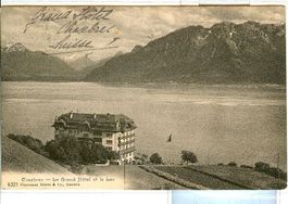 Chexbres - le grand Hôtel et le Lac 1914