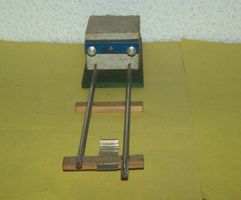 Buco Spur 0 Prellbock 8500 auf Gleis ca. 34 cm, Stahl, neu