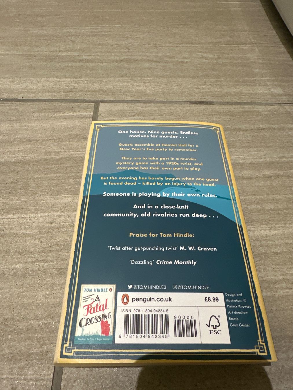 BOOK The Murder Game by Tom Hindle ENGLISH (Gebraucht) in Dübendorf für ...