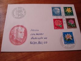 FDC Pro Juventute 1964, gelaufen
