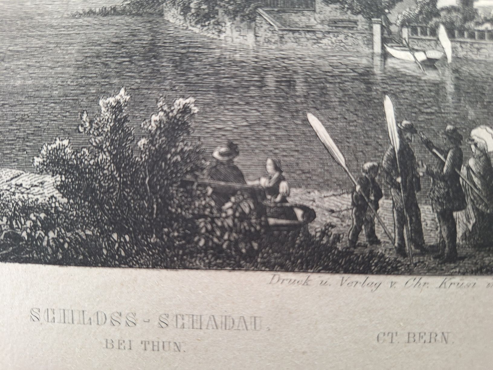 Stiche: INTERLAKEN  2 gravures – Gebraucht aus Bevaix von bohrap 3