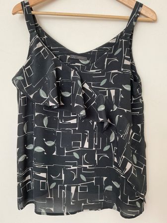 NILE Collection 100% Seiden Bluse Top Gr S