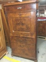 antiker Sekretär Biedermeier Massivholz Nussbaum