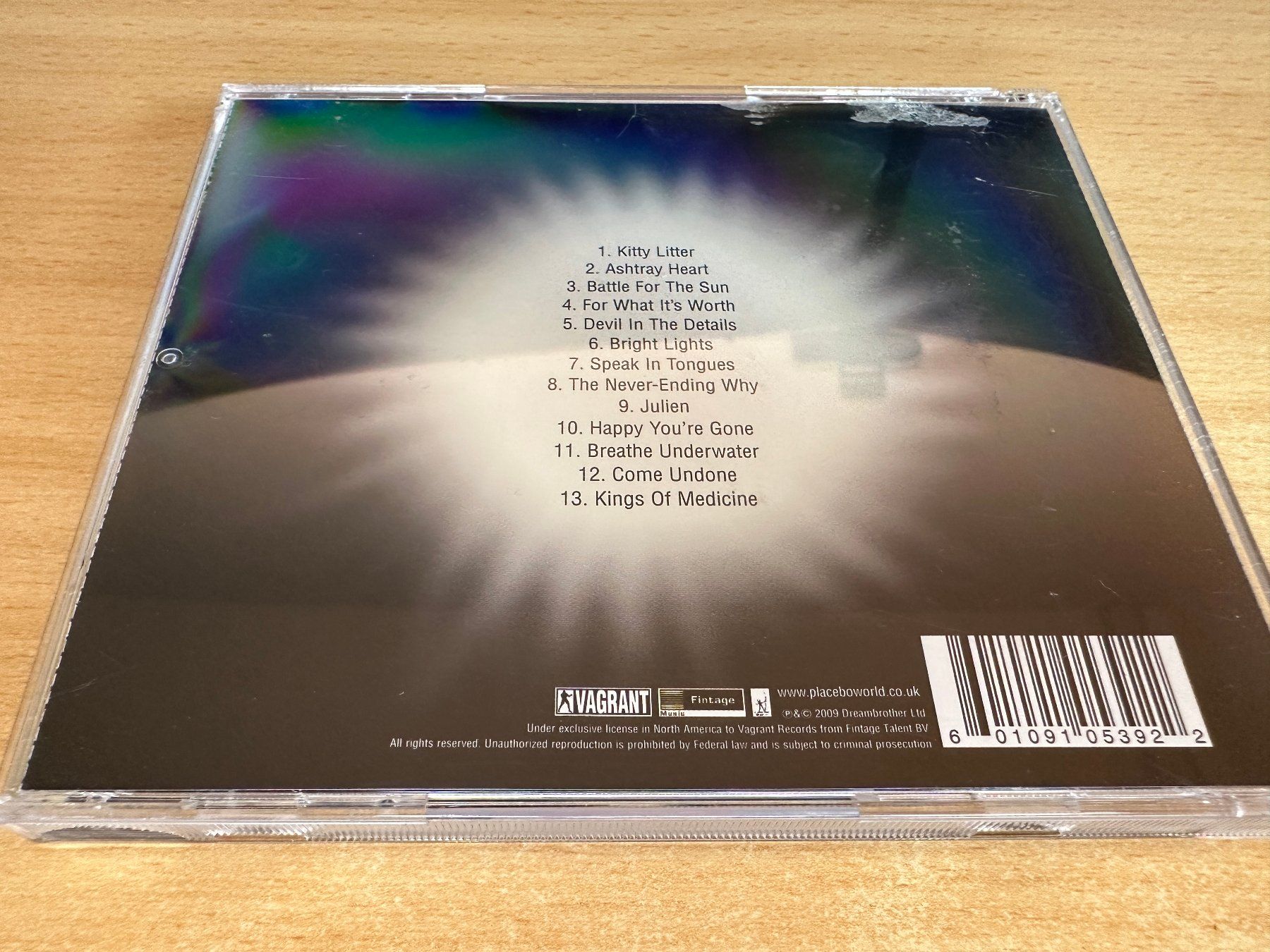 CD: Placebo – Battle For The Sun – Usato da Rikon im Tösstal venduto da Alpenmutz 1