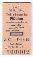 Billette Treib o Brunnee See Flüelen oder umgekehrt