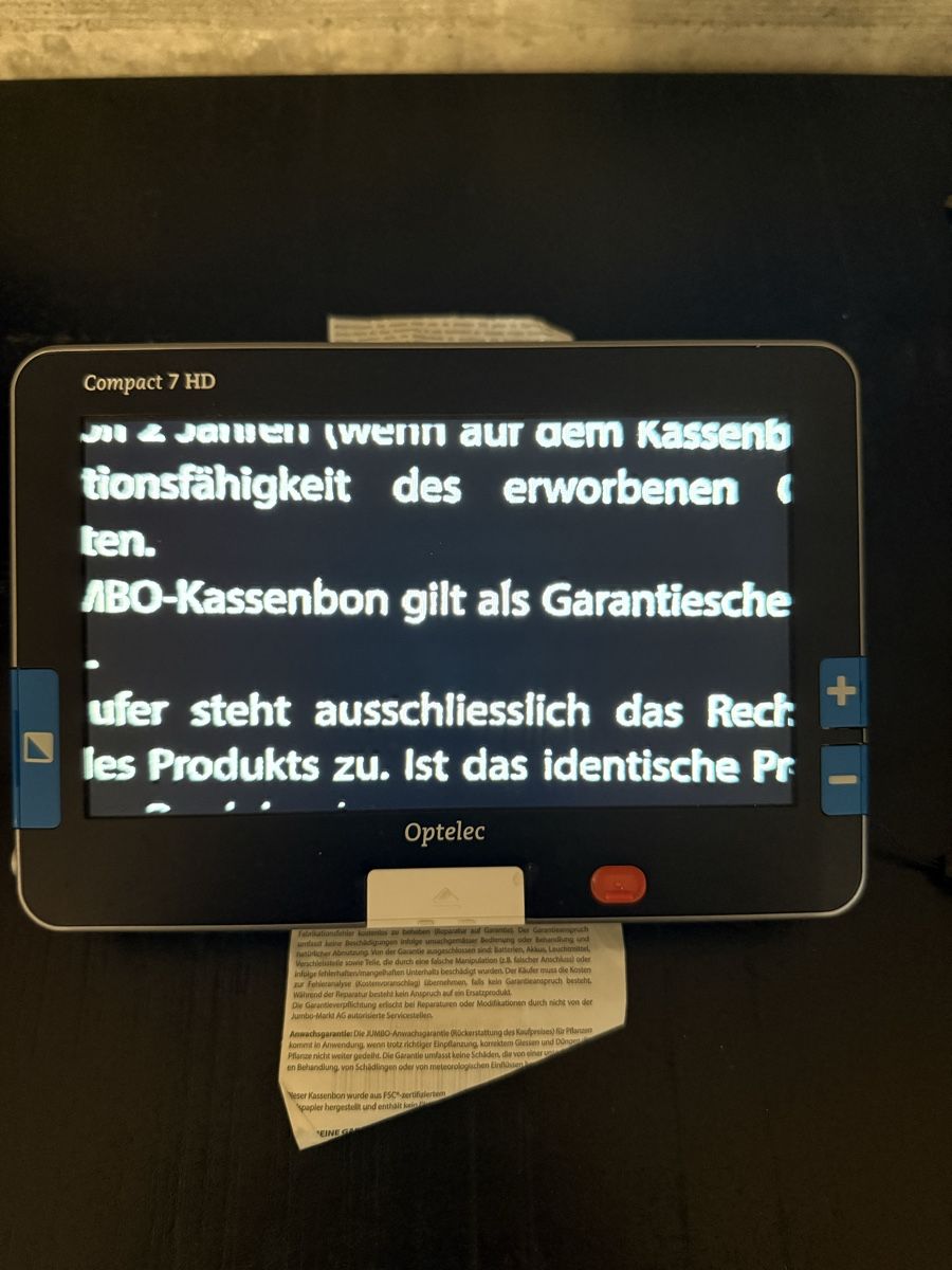 Optelec Altro per Ottica: Optelec Compact 7 HD Lesehilfe digitale Lupe – Usato da Ottenbach venduto da tickorus 6