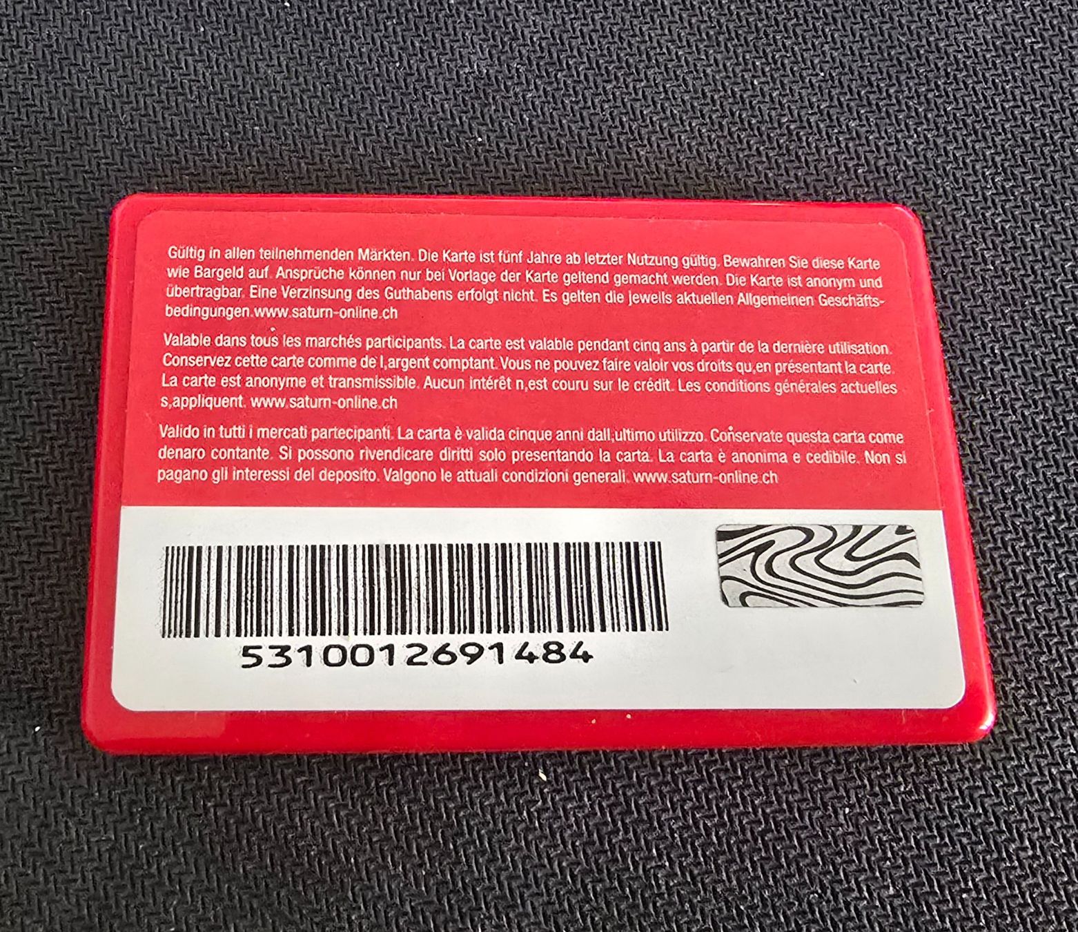 Schede telefoniche: Carte cadeau Média Markt – Usato da Petit-Lancy venduto da Minnie26 1