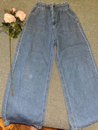 High waist blue jeans girl - 12years/152